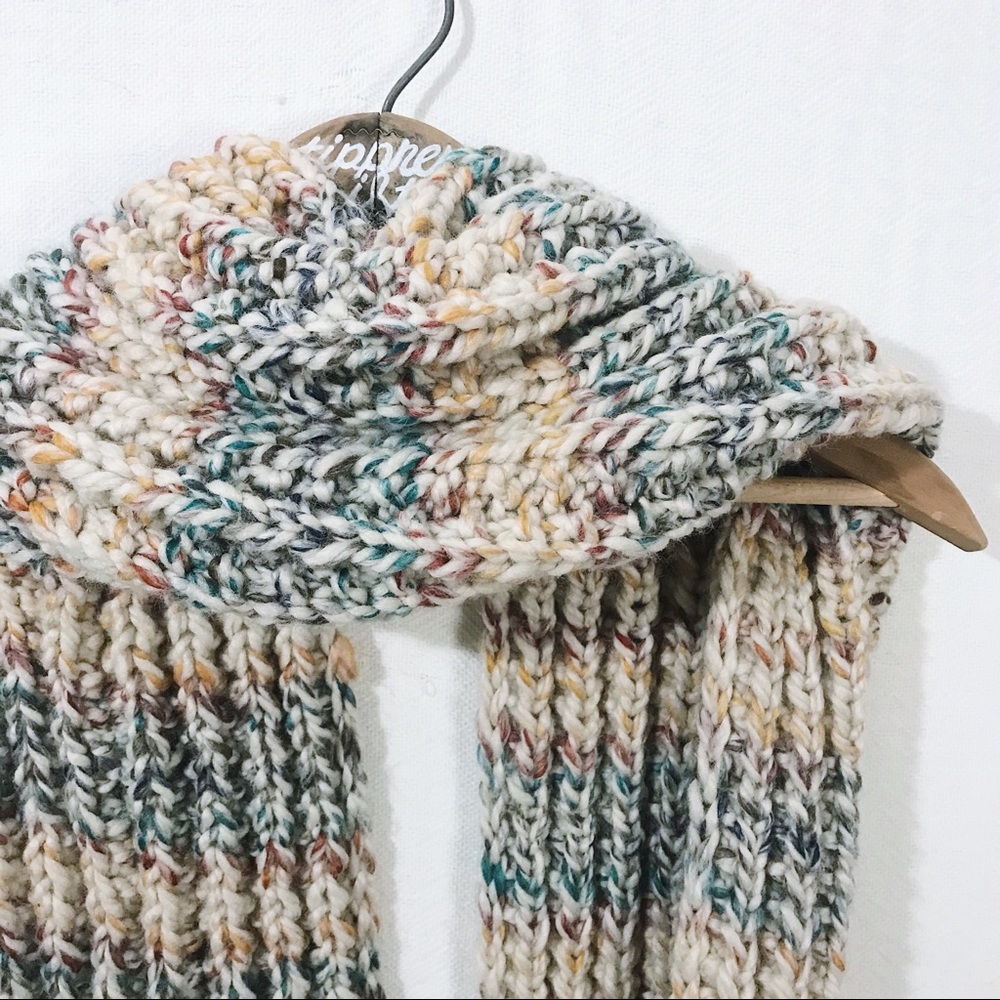 Handmade Crochet Infinity Scarf - Multicolored